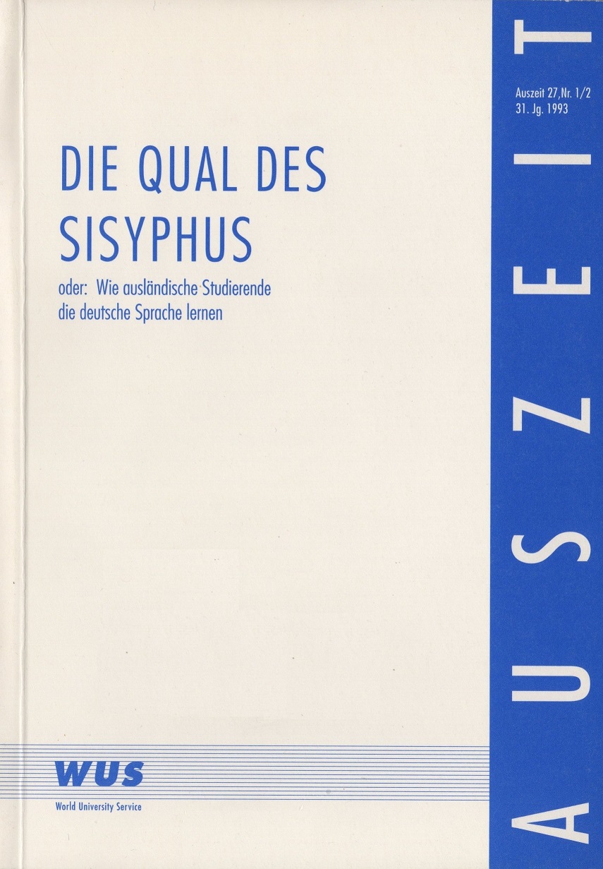Titelblatt Die Qual des Sissyphus
