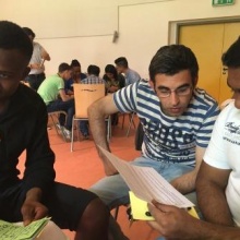 STUBE - Education without borders - Flüchtlinge internationale Studierende - Wiesbaden - Juni 2016